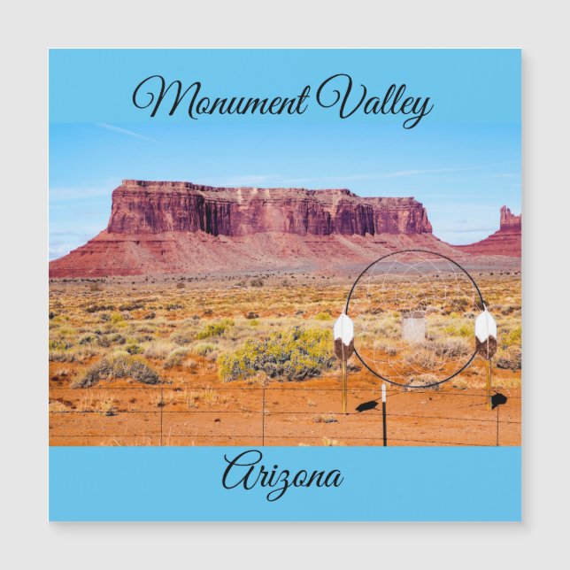 Monument Valley Arizona Magnetic Card (Anverso)