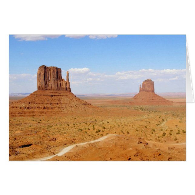 Monument Valley Mittens | American Southwest Card (Anverso (Horizontal))