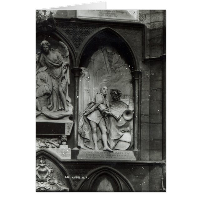 Monumento a Handel, 1762 (Frente)