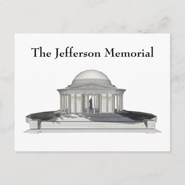 Monumento a Jefferson: Postales (Anverso)