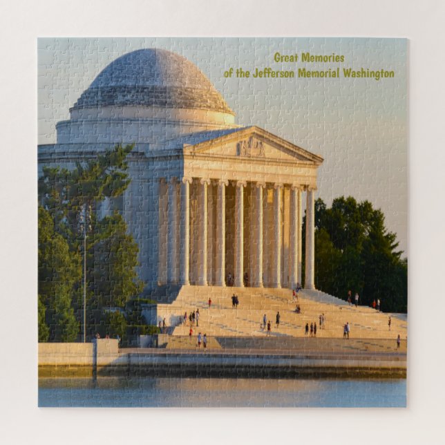 Monumento a Jefferson Washington DC. Rompecabezas (Vertical)
