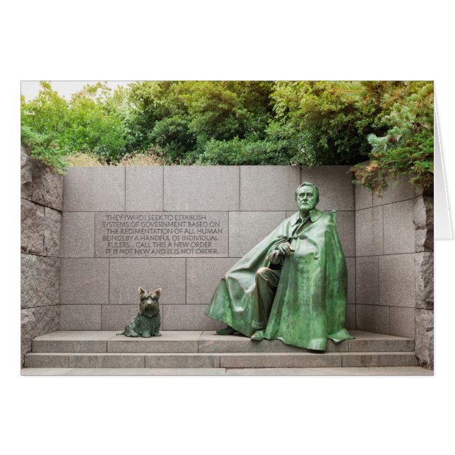 Monumento a la FDR en Washington DC (Anverso (Horizontal))