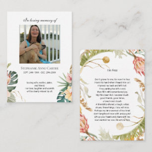 Monumento a la foto tropical Soy tarjeta de oració