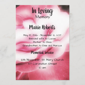 Monumento a la rosa rosa rosa rosa / Invitación