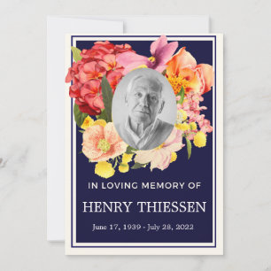 Monumento a los funerales florales, Programa Orden