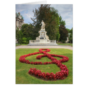 Monumento a Mozart en Burggarten Viena Austria