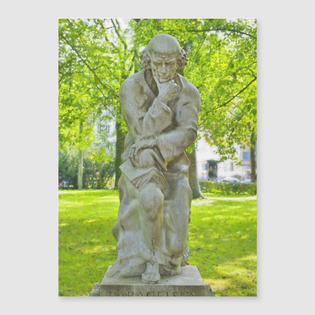 Monumento a Paracelso en Salzburgo (Anverso)