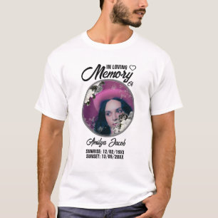 Monumento a personalizado descansa en camiseta de 