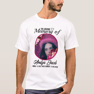 Monumento a personalizado descansa en camiseta de 