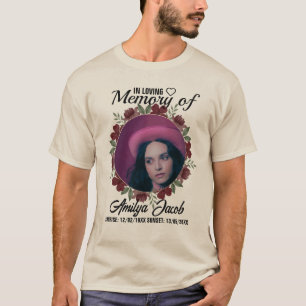 Monumento a personalizado descansa en camiseta de 