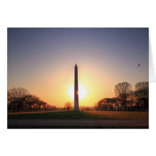 Monumento a Washington al atardecer