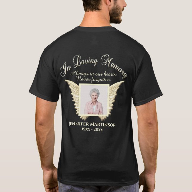 Monumento conmemorativo | Añadir camiseta fotográf (Reverso)