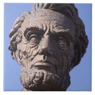 Monumento conmemorativo de Abe Lincoln en baldosas