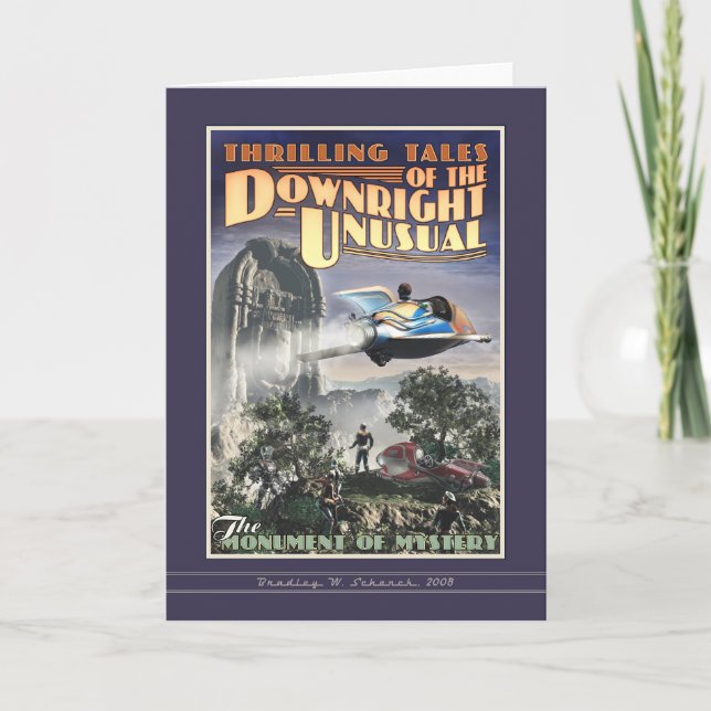 Monumento de la tarjeta de felicitación del (Anverso)