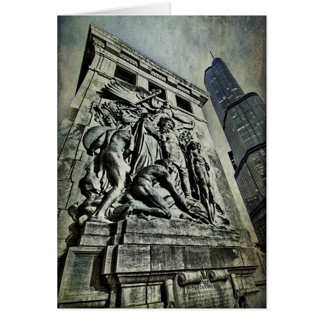 Monumento del pie Dearborn (Frente)