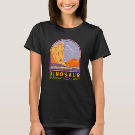 Monumento nacional de dinosaurio camiseta vintage