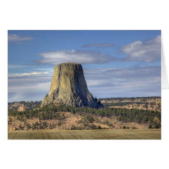 Monumento Nacional Devils Tower (Anverso (Horizontal))