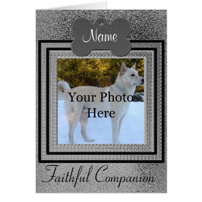 Monumento personalizado al perro o al gato (Frente)