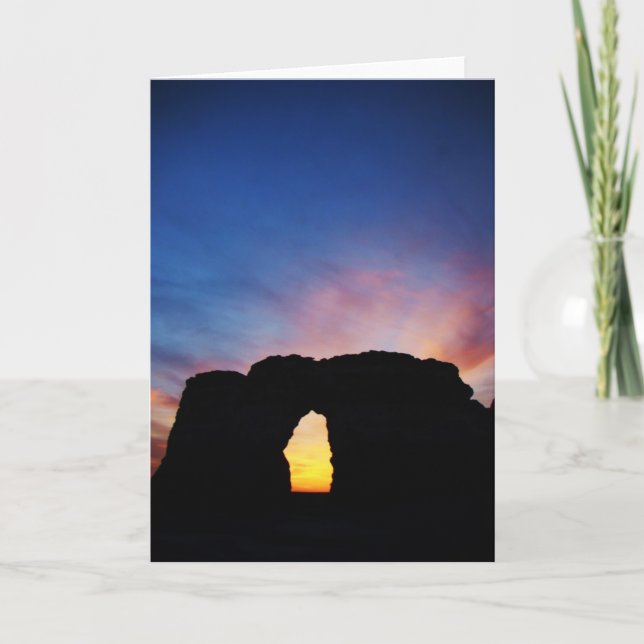 Monumento Rocks Sunset Blank Tarjeta de felicitaci (Anverso)