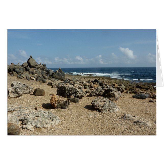 Monumentos de rock en la costa de Aruba (Anverso (Horizontal))