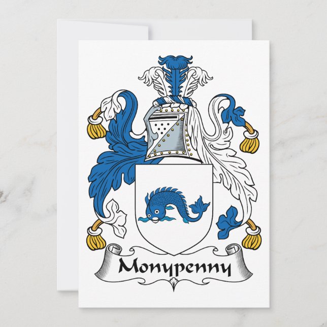 Monypenny Family Crest (Anverso)