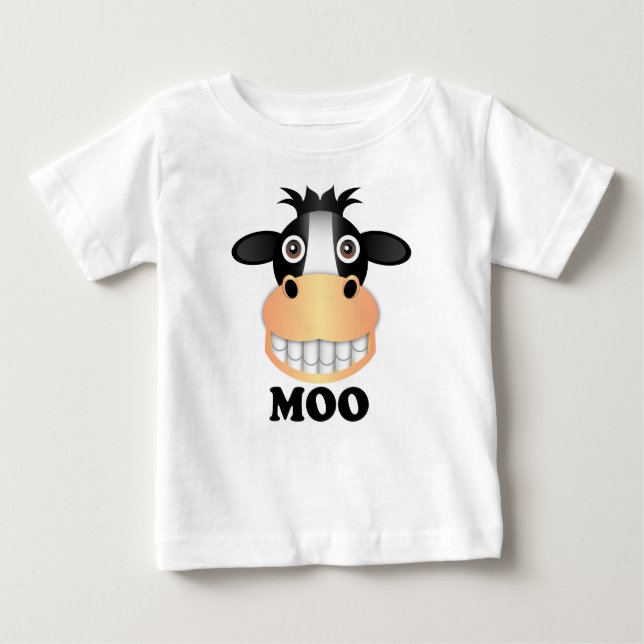 Moo - Baby Fine Jersey T-Shirt  (Anverso)