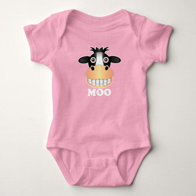 Moo - Baby Jersey Bodysuit (Anverso)