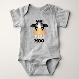 Moo - Baby Jersey Bodysuit