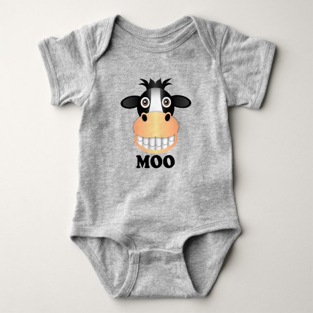 Moo - Baby Jersey Bodysuit (Anverso)