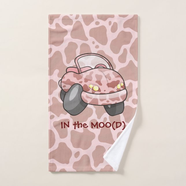 Moo Car (Toalla de mano)