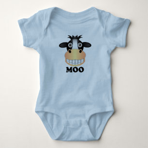MOO - del mono del jersey del bebé