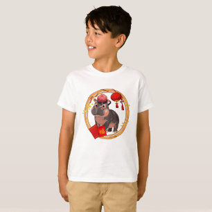 Moo Deng, hipopótamo de la camiseta tailandesa