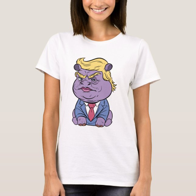 Moo Deng Para Camisetas de Trump, Donald Trump 202 (Anverso)