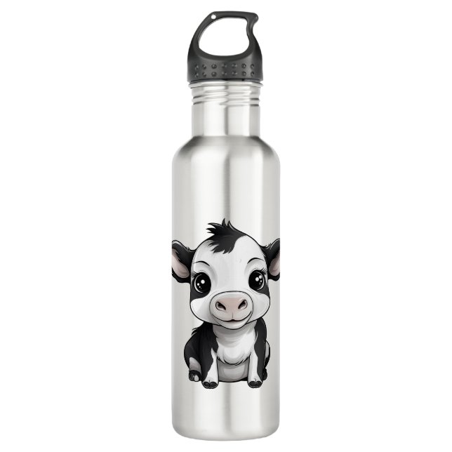 🚰 💧 "Moo-hidrate" Botella de agua de acero inoxi (Anverso)