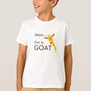 Moo... Soy una cabra... Camiseta Giraffe