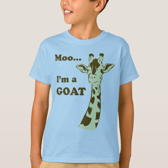 MOO… soy una camisa de los niños de la CABRA (Anverso)