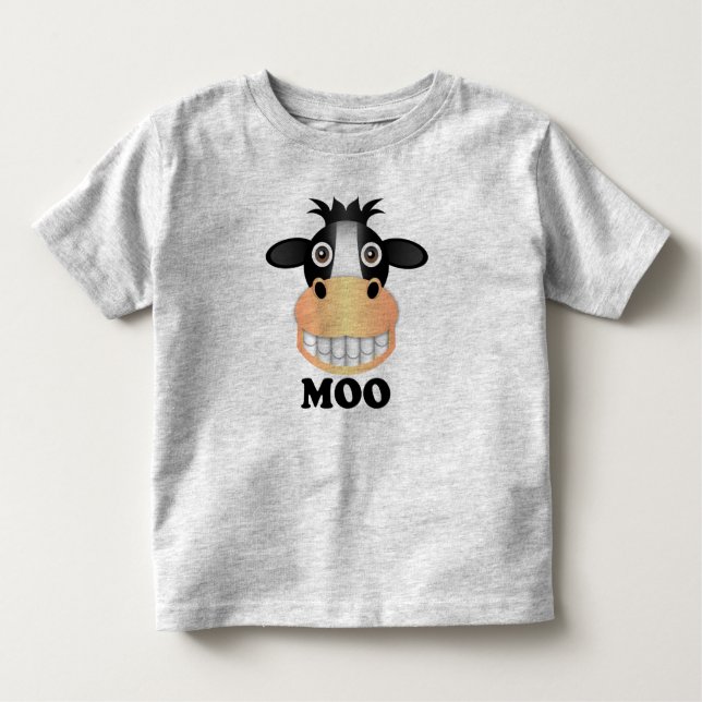 Moo - Toddler Fine Jersey T-Shirt (Anverso)