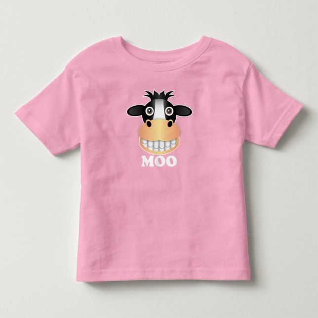 Moo - Toddler Fine Jersey T-Shirt (Anverso)