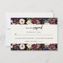 Moody Boda Stationery | Floral acuarela RSVP