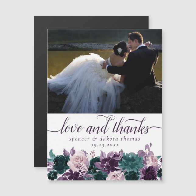 Moody Boho | Foto Verde azulada de Eggplant Gracia (Anverso/Reverso)