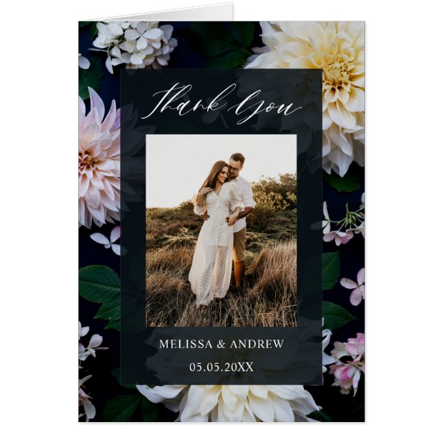 Moody Dahlia Floral Gracias (Frente)