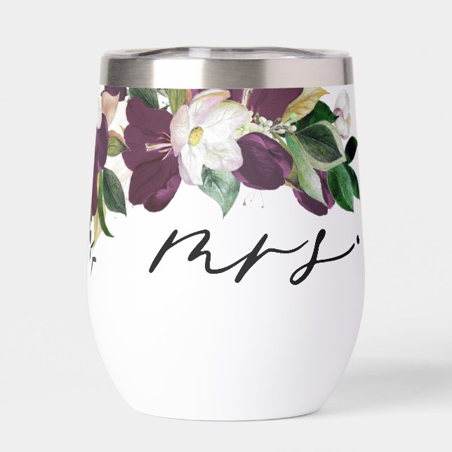 Moody Purple Blooms Gótica Sra. (Trasero)