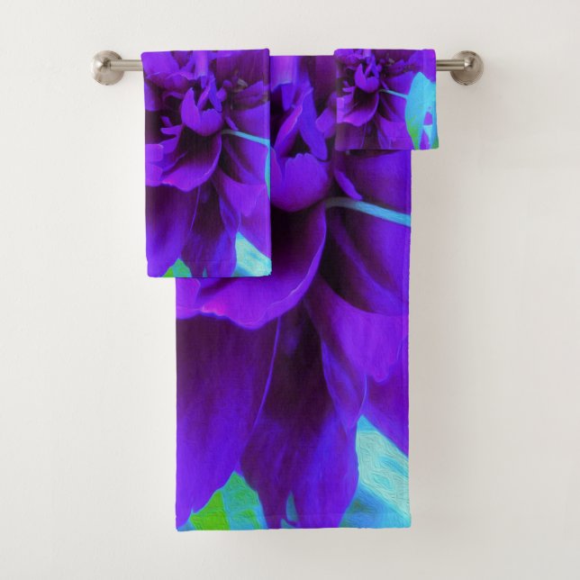 Moody Purple Peony con bello follaje (In situ)