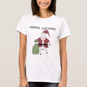 Mooey Cow Navidades camisetas y regalos