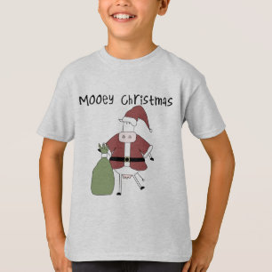 Mooey Cow Navidades camisetas y regalos