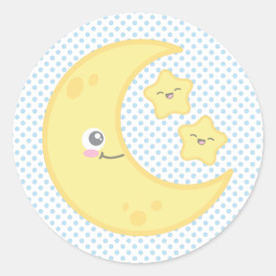 Moon de Kawaii y Pegatinas de estrellas