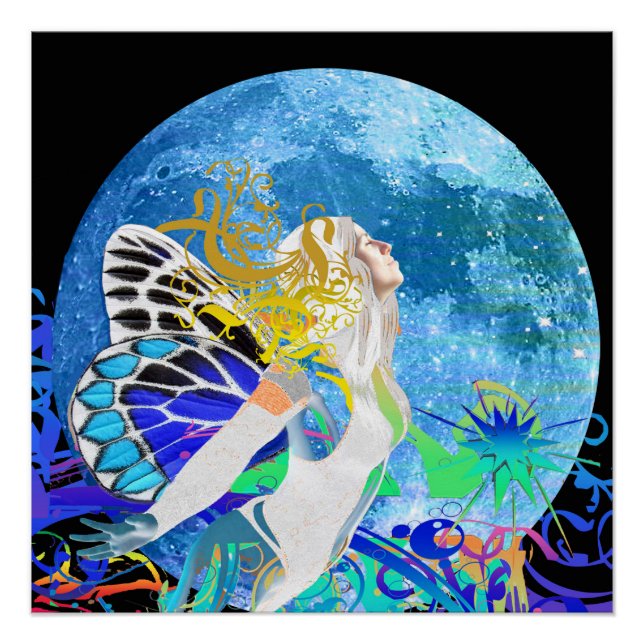 Moon Fairy Glossy Poster (Anverso)