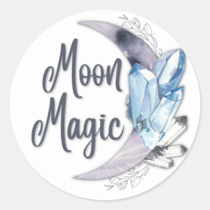 Moon Magic con Crystals Pegatina
