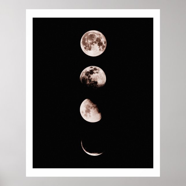 Moon Phases Wall Art - Decoración Celestial del ho (Frente)
