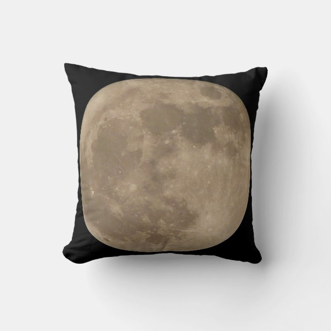 Moon Pillow Cojín decorativo de luna lleno Regalos (Anverso)